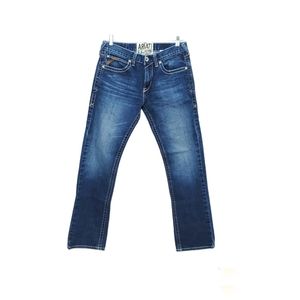 ARIAT Men's (33 x 34) M7 Denim Rocker Straight Dark Wash Jeans